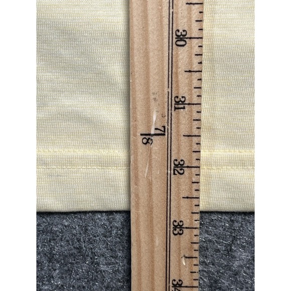 Travis Mathew The Zinna NL Golf‎ Polo Shirt Men 3XL Pale Banana Pima Blend New - Picture 9 of 11